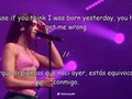 He añadido un vídeo a una lista de reproducción de YouTube ( - Dua Lipa - IDGAF // Lyrics & SUB Español).
