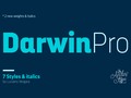 Deals for bloggers Darwin Pro Family from Latinotype: 14 fonts for only $17!