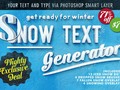 Deals for bloggers The Fantastic Snow Text Generator - only $7!