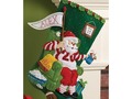 HAPPY LIVING: CHRISTMAS STOCKING FELT APPLIQUE KIT, THE ULTIMATE...