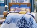 HAPPY LIVING: BEAUTIFUL SNOW BEDDING SETS FOR CHRISTMAS