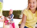 Barbie Dancing On Her Saddle And Ride Horse