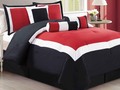 Red And Black Twin Bedding Sets Ideal For Any Bedroom