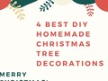 4 Best DIY Homemade Christmas Tree Decorations - via sunyoananda