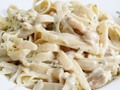 Chicken Pasta In White Sauce Recipe - via sunyoananda