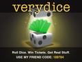 I'm playing verydice and you should too! Use my Friend Code: 189784