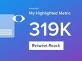 My week on Twitter 🎉: 5 Likes, 9 Retweets, 319K Retweet Reach, 2 New Followers. See yours with…