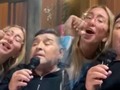 Diego Maradona en un video inédito que se filtró hace pocas horas
