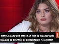 Martita hablo sobre los prejuicios que enfrentó por ser hija de Ricardo Fort