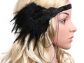 Check out BABEYOND Women's Black Feather Headband 1920s Headpiece Vintage Hair Accessories via eBay