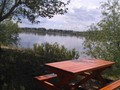 #fliiby Picnic Table Overlooking the River ~ Nature Photography