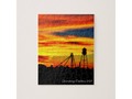 Sunset with Silhouettes Puzzle via zazzle