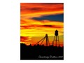 Sunset with Silhouettes in Idaho Postcard via zazzle