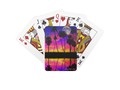 Palm Tree Sunset Reflections - Playing Cards via zazzle