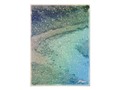 Little Stream Digital Art Abstract Photo Blue Snow Poster via zazzle