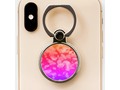 Rainbow Jellyfish Art Phone Grip Pop Socket via zazzle #jellyfish #rainbows #phonegrips #phoneaccessories