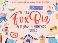 The Fox Bix Patterns And Graphics Bundle via TheHungryJPEG