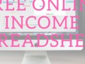 I liked a YouTube video from alditoharrods Free online income spreadsheet including download link and