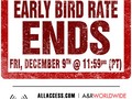 Time Moves On ... And So Will WWRS 2017's Early Bird Registration -- It Ends, December 9th!