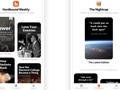 Mobile: Hardbound’s app uses visual stories to catch you up on the day’s news and more