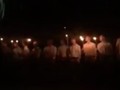 White nationalists carrying torches returned to Charlottesville chanting 'we will be back'
