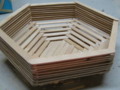 Crafts: How to Make an Octagon Shaped Popsicle Stick Basket