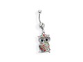 Mul Jeweled Owl Belly Ring