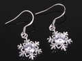 Austrian Crystal Snowflake Earrings