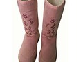 PINK EMBROIDERED BOOTS SIZE 8