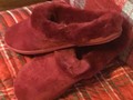 Charter club ✨XL women’s dark red slippers