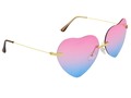 Cali Sunset Heart Shaped Sunglasses w/ Case