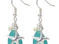 Starfish and Pearl Earrings