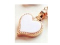 White heart necklace