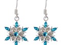 Crystal Snowflake Earrings