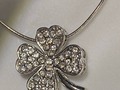 Crystal Shamrock necklace