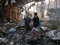 Yemen's rebel funeral hall attack 'kills scores': More than 140 people are killed in air strikes at the funer...