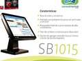 Bematech SB1015F, terminal táctil de 15" All In One compacto, Intel Quad Core J1900, RAM 4GB, Disco Duro 320GB, Ide…