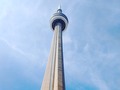 #cntower up close is super duper tall! #touchthesky #toronto