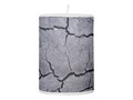 Contemporary Cracked Stone Candle via zazzle