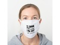 My Dog Is Not Spoiled... White Cotton Face Mask via zazzle