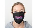 Feed Me (Black) Black Cotton Face Mask via zazzle