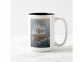 1733 Spanish Galleon Two-Tone Coffee Mug via zazzle