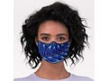 Blue Leaf Premium Face Mask via zazzle
