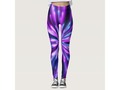 Purple Burst Leggings via zazzle