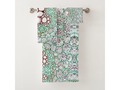 Aqua Molecules Bath Towel Set via zazzle