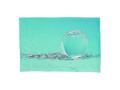 Aqua Bubble Pillow Case via zazzle