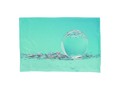 Aqua Bubble Pillow Case via zazzle