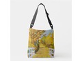 Yellow Dirt Road Crossbody Bag via zazzle