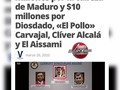 ¡ÚLTIMO MOMENTO! El Departamento de Justicia de Estados Unidos presentó la acusación formal por narco-terrorismo contra el esquema criminal de la dictadura de Maduro.  Según la gráfica presentada por las autoridades estadounidenses, el precio por la cabeza de Nicolás Maduro para lograr su captura inmediata es de 15 millones de dólares.  Entre tanto, por Clíver Alcalá, Diosdado Cabello, Hugo Carvajal y Tareck El Aissami la cifra por su captura ronda los 10 millones de dólares. • • • • #YoSoyAaronBarcenas507 #PosterHits #Viral #Youtube #Vevo #MakulaPrendia #Farandula #publicidad #revistas #mediosdecomunicacion