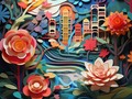 🚨🚨ACTIVE AUCTION for 24 hours🚨🚨  🌺SMALL GARDENS #73🌺   ⭐️ 1/1   💵 Start 3 $XTZ  🔗 Link below 👇🏼   #tezoscommunity